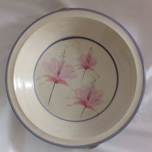 Vintage B. Welsh Ceramic Pie Dish With Handles